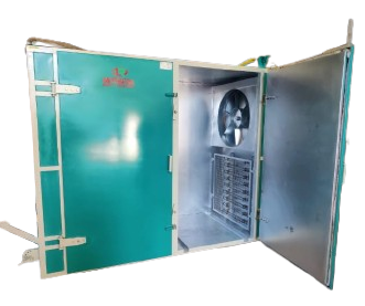 Garlic tray dryer for preparing cloves before dry peeling