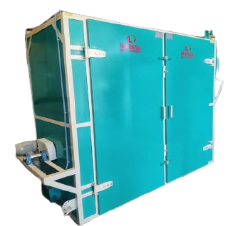 Garlic tray dryer for preparing cloves before dry peeling