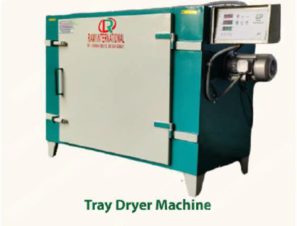Garlic tray dryer for preparing cloves before dry peeling